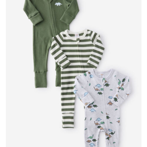 The 3Pk Remi Long Sleeve Zip Romper