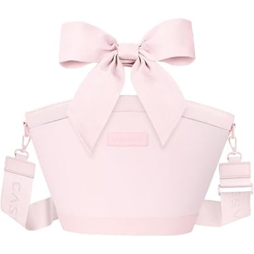 Case-Mate Small Jelly Cooler Tote with Shoulder Strap - Ballet Pink Bow