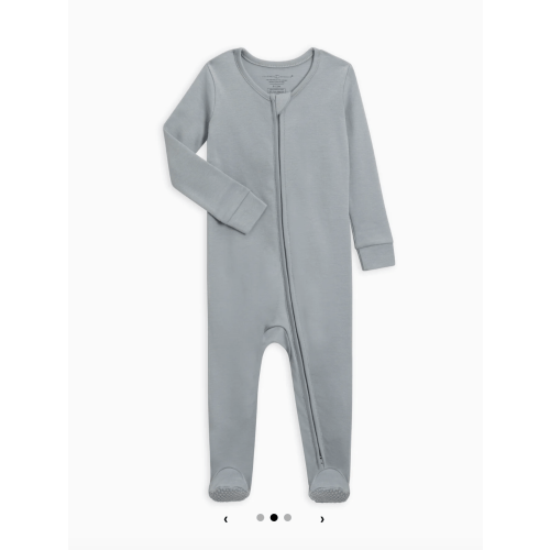 3-6 Months Peyton Zipper Sleeper - Mist