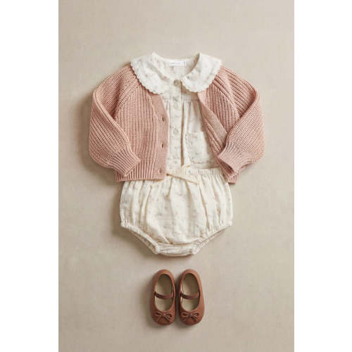 Organic Cotton Muslin Classic Bloomer - Solange Snow – Jamie Kay USA