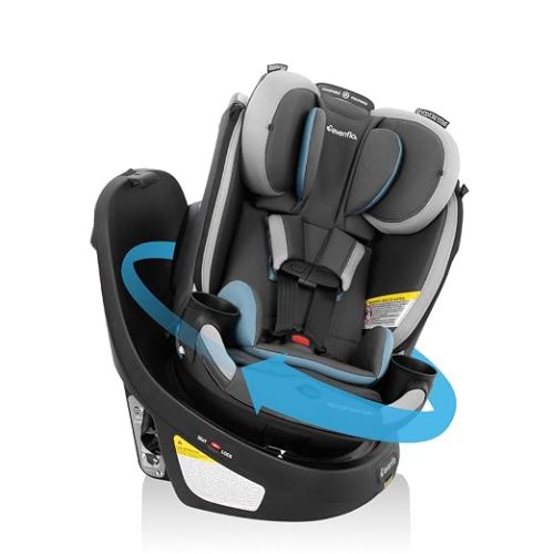 Evenflo Revolve360 Slim 2-in-1 Rotating Car Seat