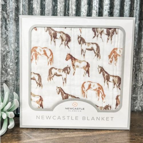 Wild Horses Bamboo Blanket – Allure Boutique WY