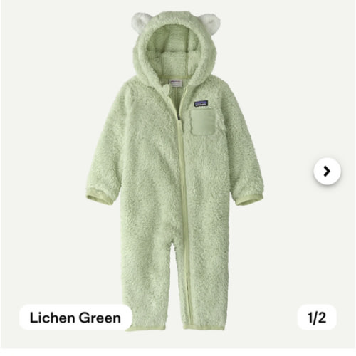 Patagonia Baby Furry Friends Fleece Bunting