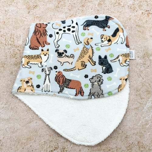 Soft Who's A Good Boy Burp Cloths