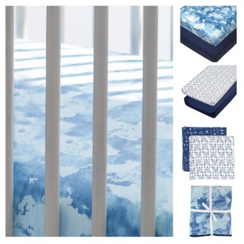 Honest Baby Organic Cotton Bedding Set - Watercolor World - 7pc