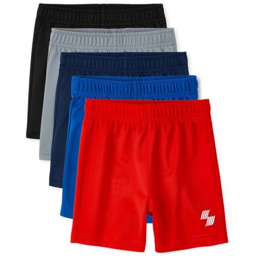 The Children's Place Baby Boys Basketball Shorts 5-Pack Multi 9-12 M