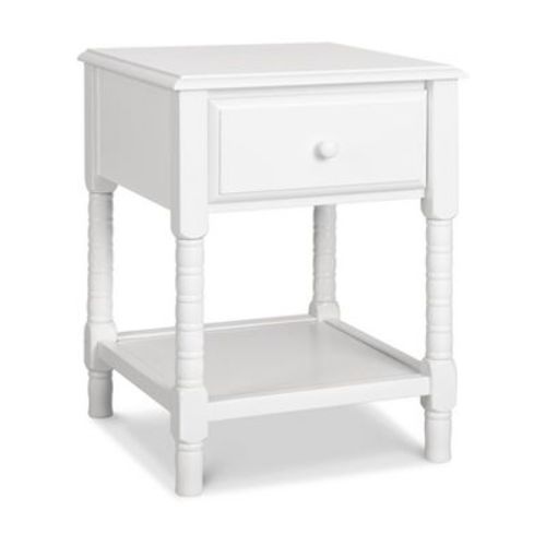 Davinci Jenny Lind Spindle Nightstand - White
