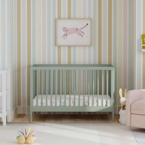 daVinci Birdie 3-in-1 Convertible Crib, Light Sage