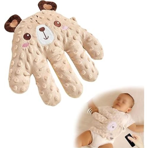Baby Patter for Sleep, Baby Pillows for Sleeping for Newborn, Electric Baby Soothing Palm with Remote Control, Baby Sleep Automatic Beater, Baby Sleeping Palm (D)