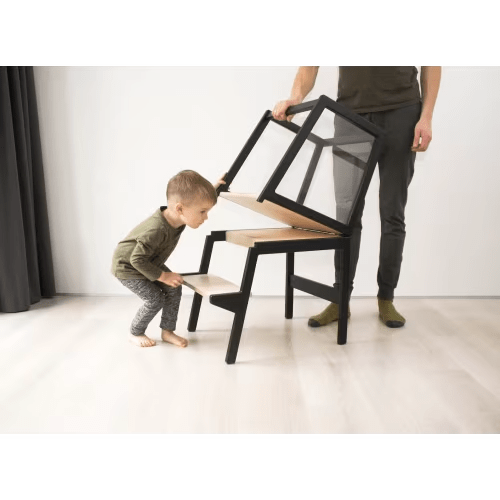 Montessori Learning Stool: Convertible Kids Table, Birch Plywood CV 21