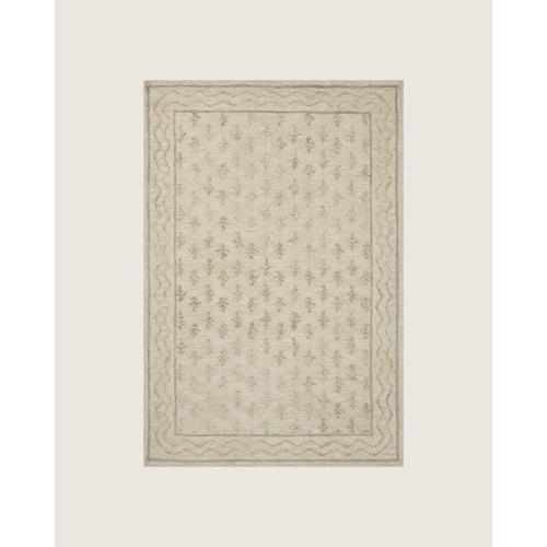 Lief Hand-Tufted Wool Rug - Natural / Sage 8' 0" x 10' 0"