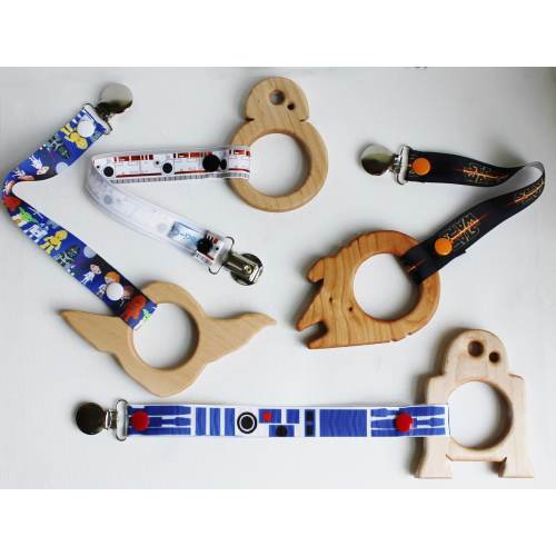 Star Wars Grasping Toy | Wooden Star Wars Toy | Millennium Falcon | Yoda | Storm Trooper | BB8 | R2D2 | Darth Vader | Princess Leia | Space