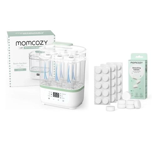 Momcozy Bottle Sterilizer and Dryer & Momcozy Offical Descaling Tablets