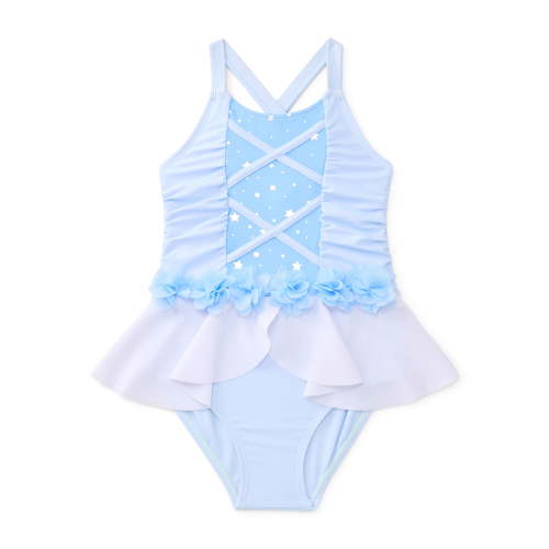 Character Toddler Girl Princess Cosplay Swimsuit, Sizes 12M-5T