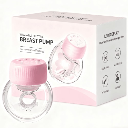 Portable Breast Pump - Ultra Quiet, 4 Modes, Anti-Backflow, Long-Lasting Battery, Hospital-Grade Efficiency