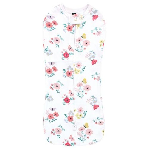 Hudson Baby Infant Girl Sleep Pod, Butterfly Floral, 0-2 Months