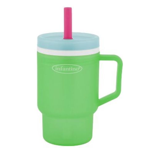 Infantino 10 fl oz Plastic My 1st Tumbler Hard Sippy Cup - Green Apple
