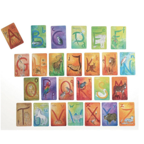 Waldorf Alphabet Letter Cards - English