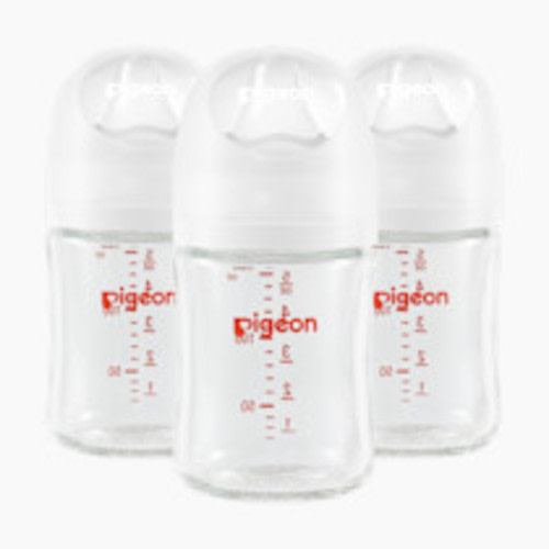Pigeon Glass Anti-Colic Nursing Bottle Wide Neck 3 Pack - 5.4 Oz
