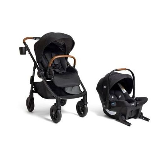 Joie Poppy Whirl and Mint Latch Travel System - Shale