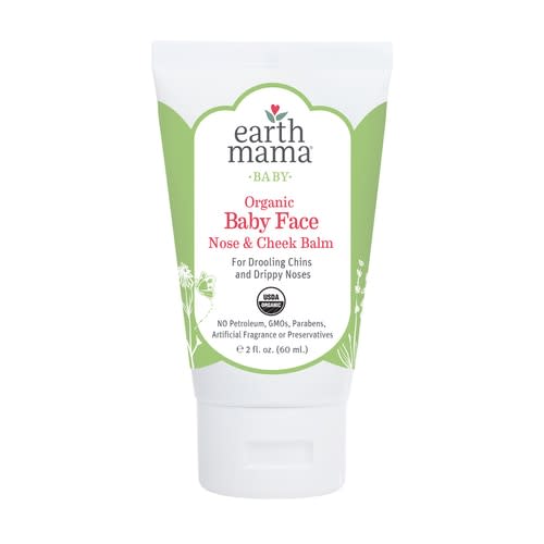 Organic Baby Face Nose & Cheek Balm: Certified Organic Calendula Coconut Balm