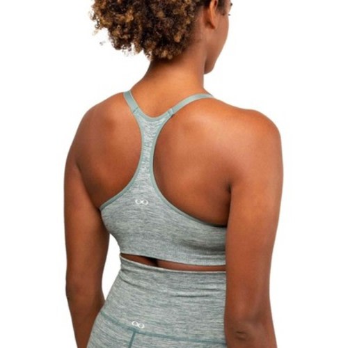 Modern Eternity Layla Yoga Racer Back Nursing bra Teal Melange L