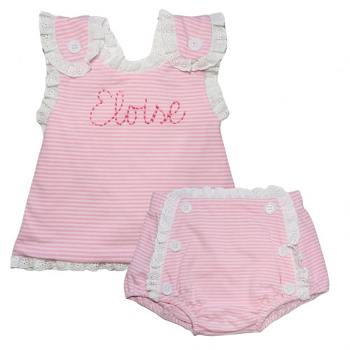 Pink & White Stripe Two-Piece Set – Ellie Jane