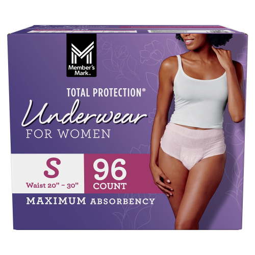 Member's Mark Total Protection Incontinence Underwear for Women, Choose Size - Samsclub.com