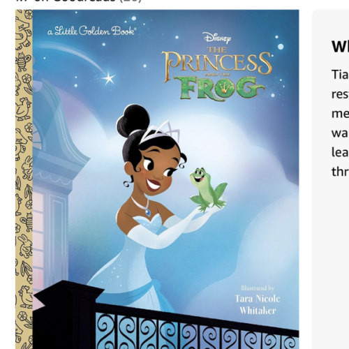 The Princess and the Frog Little Golden Book (Disney Princess)