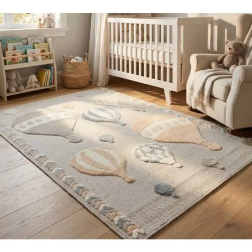 Multicolor 5' 3 x 8' Whimsy Kids Rug | Rugs.com