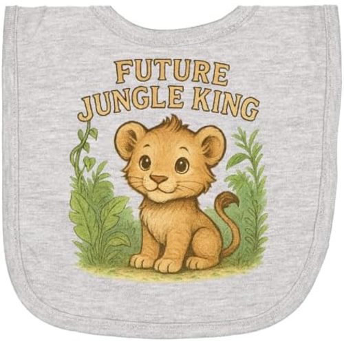 inktastic Future Jungle King Lion Newborn Bib