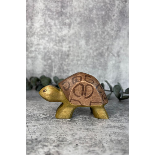 HolzWald Handmade Wooden Turtle Figurine | themulberrytreehouse