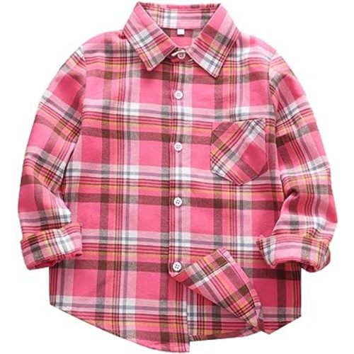 Boys Flannel Shirts Button Down Western Shirts Boys Christmas Outfit Toddler Buffalo Plaid Shirts Boys Long Sleeve Shirts