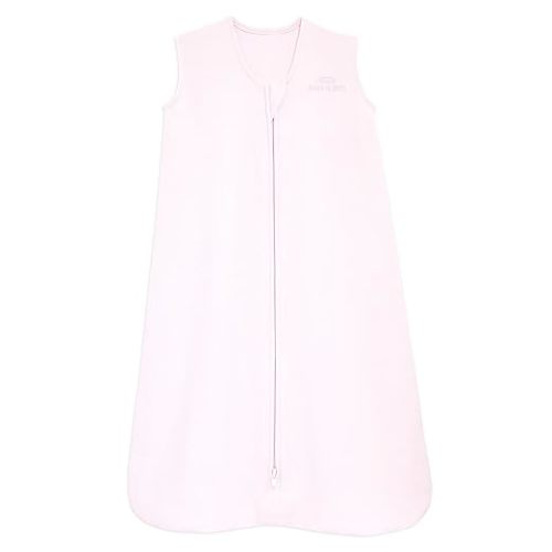 HALO SleepSack, 100% Cotton Wearable Blanket, Swaddle Transition Sleeping Bag, TOG 0.5, Soft Pink, Large, 12-18 Months