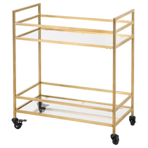 GROERYD Utility cart - bronze color 28 3/8x14 5/8x31 1/2 "