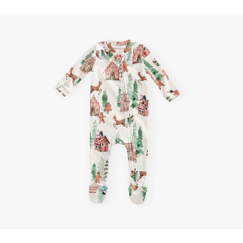 Gingerbread Organic Cotton Baby Pajama