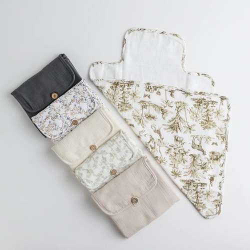 Organic Changing Pad Safari Design Baby Station Portable Diaper Mat Waterproof Travel Nursery Accessory Shower Gift Newborn Essential Item