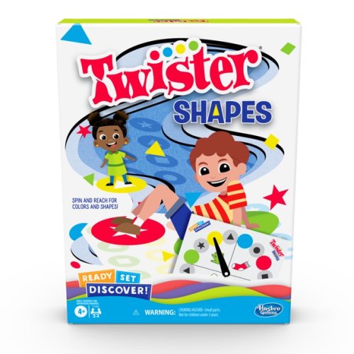 Hasbro Ready Set Discover Twister Shapes Game, Game for Kids Ages 4 and Up