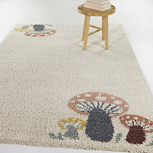 Balta Mushroom Kids Nature 5' 3" x 7' Area Rug