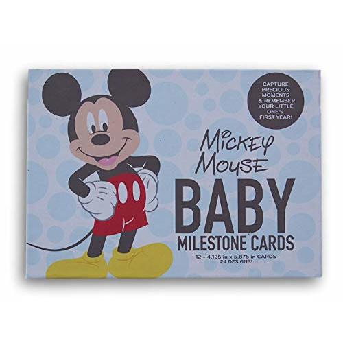 Disney Baby Girls Character Gift Set, Minnie Mouse Milestone Cards