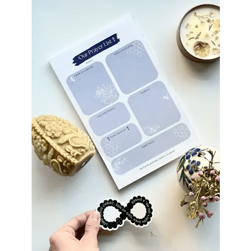 Prayer List Notepad by St. Andrew Academy — Draw Near Designs