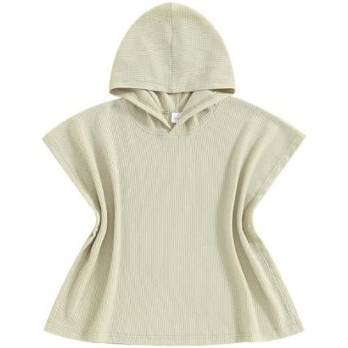 Balaflyie Kids Swim Cover up Girls Boys Waffle Towel Poncho Swimsuit Coverups for Beach, Pool, Bath