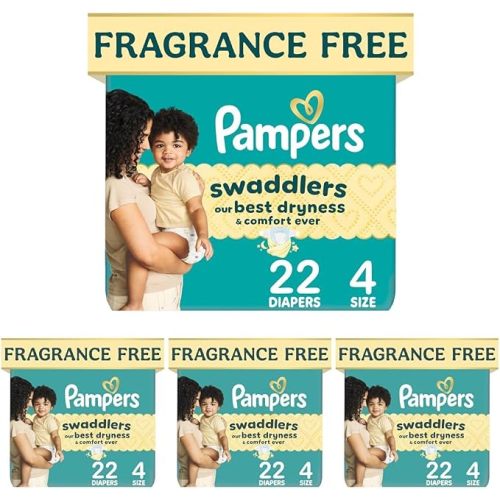 Pampers Swaddlers Newborn Diapers, Size Newborn (10 lbs), 140 Count, Fragrance Free, Hypoallergenic, Absorbent, Pediatrician Recommended, Skin Safe