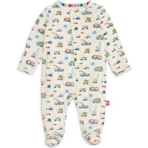 Dumps Like a Truck Magnetic Footie, 0-3M