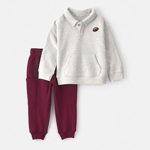 Baby Boy Carter's 2-Piece Fleece Henley Top & Pants Set