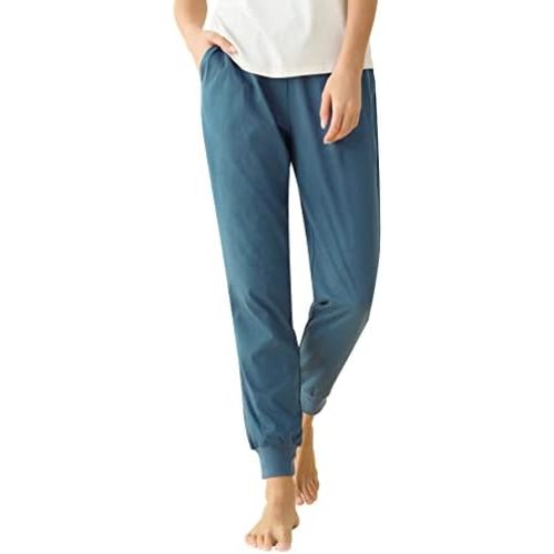 Latuza Women's Cotton Pajama Joggers Knit Lounge Pants