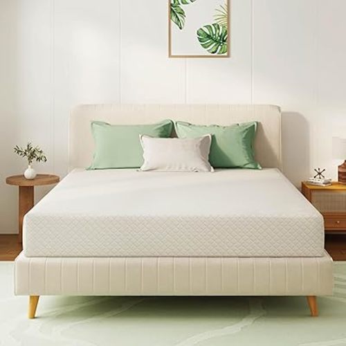 8in Full Size Mattress,Cooling Green Tea Gel Memory Foam,Medium