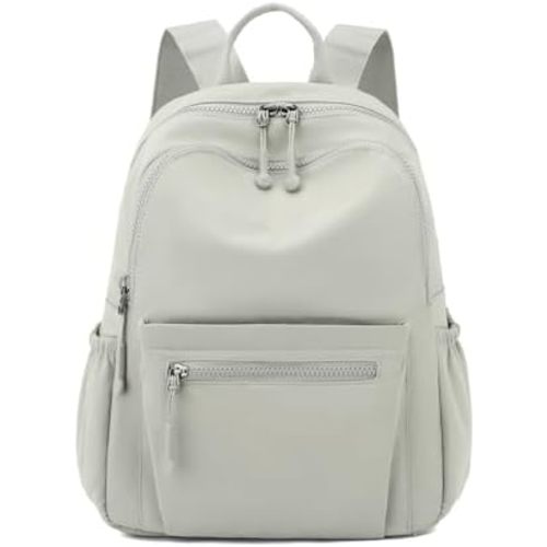 Mini Nylon Women Backpacks,11L Small Ladies backpacks Casual Lightweight Women Shopping Travel Daypack (Z1-grey)