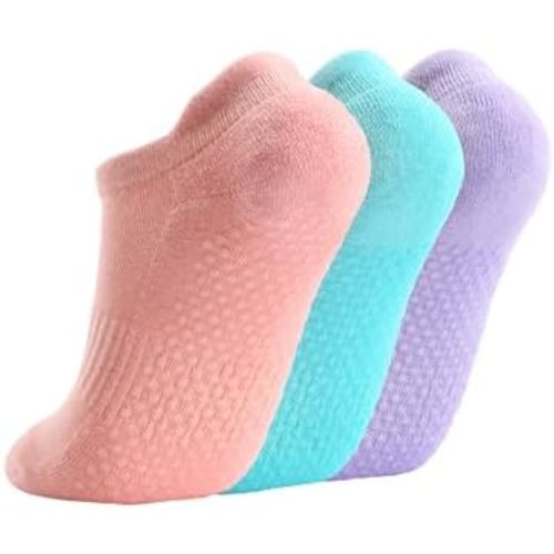 Breslatte Grip Socks Pilates Socks with Grips for Women Non Slip Grippers Womens