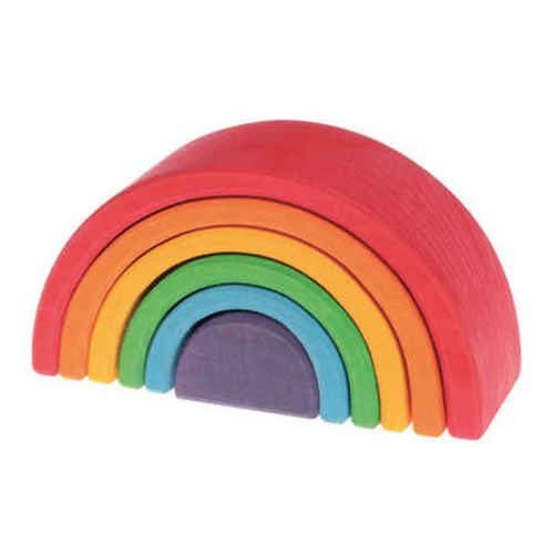 Grimm's Wooden Toys | Rainbow Stacking Arches
